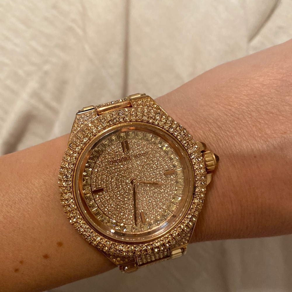Michael Kors watch (rose gold )